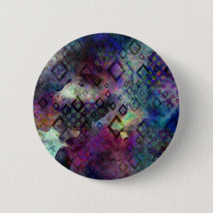 Stormy bunt Wasserfarbe abstrakt mit Diamanten Button