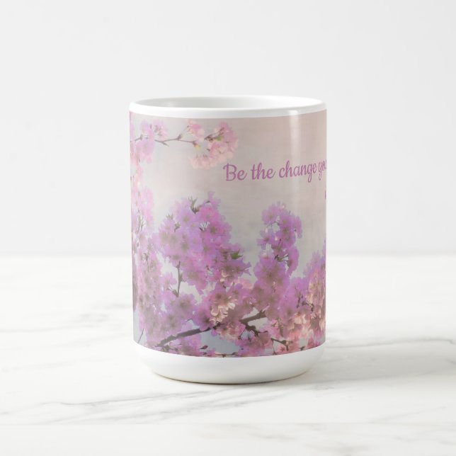 Stormy Cherry Blüten Kaffeemaschine Tasse (Mittel)