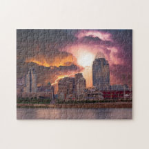 Stormy Cincinnati Great American Ball Park