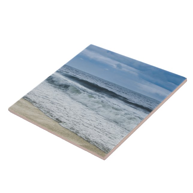 Stormy Georgia Beach Keramik Tile Fliese (Seite)
