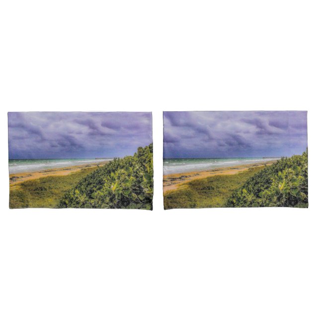 Stormy Jupiter Beach Kissenbezug (Vorderseite-Set)