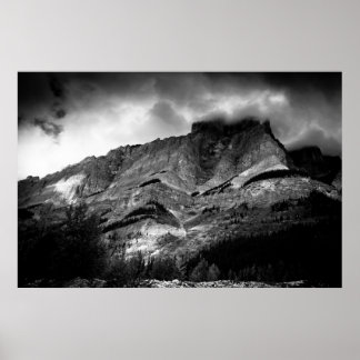 Stormy Mountain Poster
