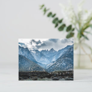 Stormy Mt. Whitney aus Alabama Hills Postkarte