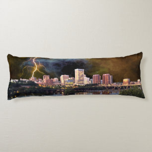 Stormy Richmond Skyline Seitenschläferkissen