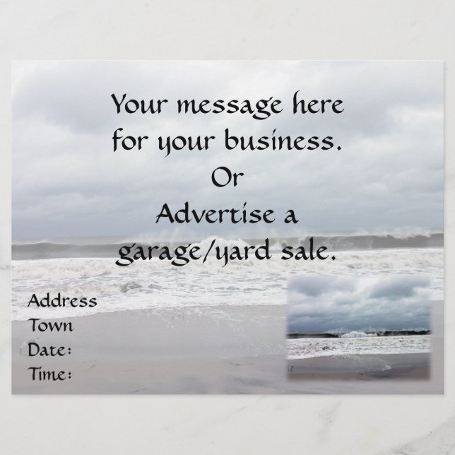 Stormy Seas of the Atlantic Ocean Flyer (Vorne)