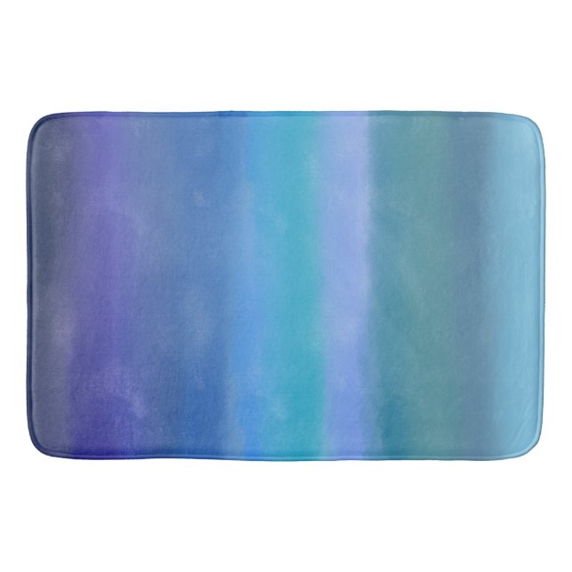 Stormy Skies Abstrakt Art Badematte (Vorderseite)