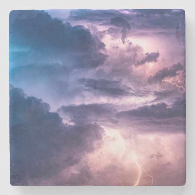 Stormy Skies Steinuntersetzer (Vorderseite)