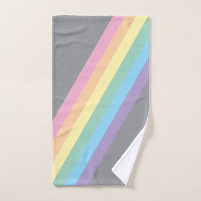 Stormy Sky & Rainbow Bath Towels  Badhandtuch Set (Handtuch)
