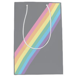 Stormy Sky & Rainbow-Geschenktasche Mittlere Geschenktüte