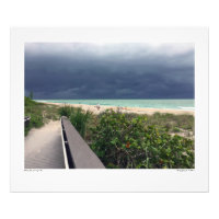Stormy Sky über dem Aqua Sea