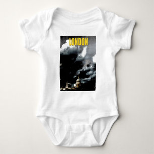 Stormy St. Paul's Cathedral Baby Strampler