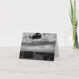 Stormy Sunrise in New Mexico Notecard Karte