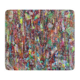 Stormy Weather 6 x 7 Deko Glass Cutting Board Schneidebrett
