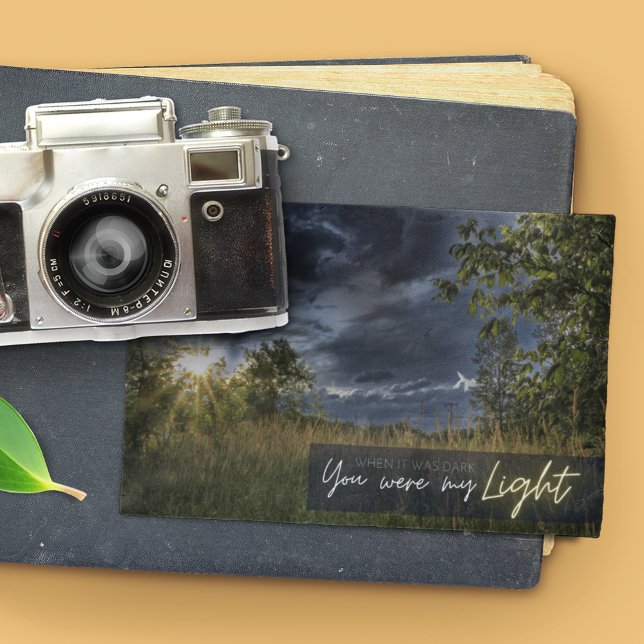 Stormy Weather Dark Skies Dankeschön Karte (Von Creator hochgeladen)