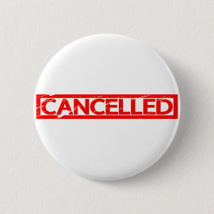 Stornierte Briefmarke Button