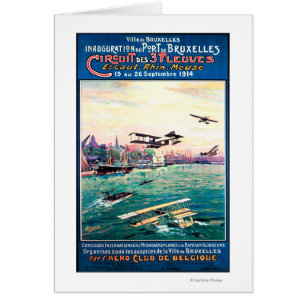 Storniertes Flugzeug-Werbeplakat