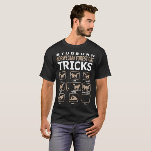 Störrische norwegische Waldkatzen-lustiges T-Shirt
