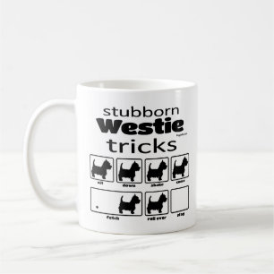 Störrische Westie Tricks Kaffeetasse