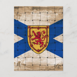 Störte Nova Scotia-Flagge Postkarte