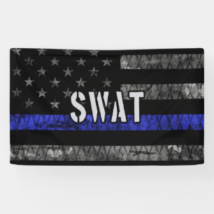 Störte SWAT-Polizeiflagge Banner