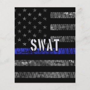Störte SWAT-Polizeiflagge Flyer