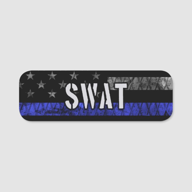 Störte SWAT-Polizeiflagge Namensschild (Vorderseite)