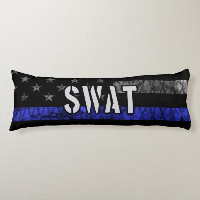 Störte SWAT-Polizeiflagge Seitenschläferkissen (Vorderseite)