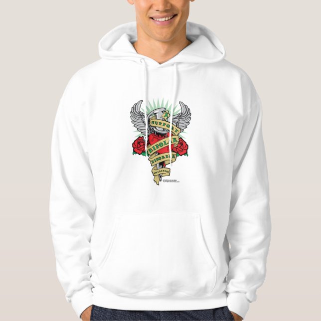 Störungs-Dolch Hoodie (Vorderseite)