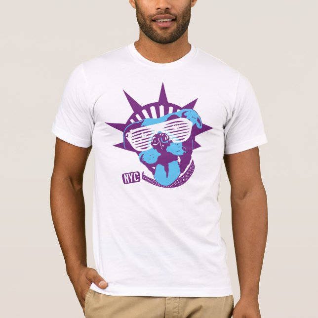 Störungsbesuch"Hasser-Schatten-" Entwurf T-Shirt (Vorderseite)