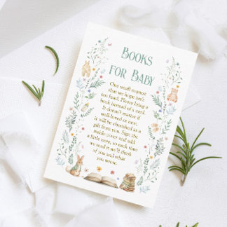 Story Book Baby Shower Books for Baby Begleitkarte
