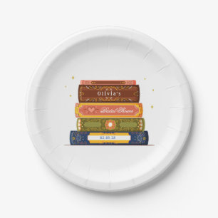Story Book Library zum nächsten Kapitel-Brautparty Pappteller