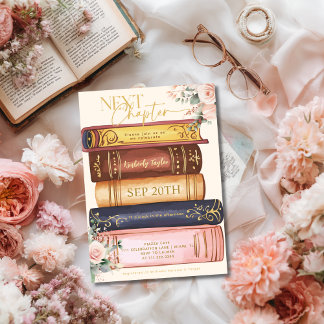 Story Book The Next Kapitel Floral Brautparty Einladung