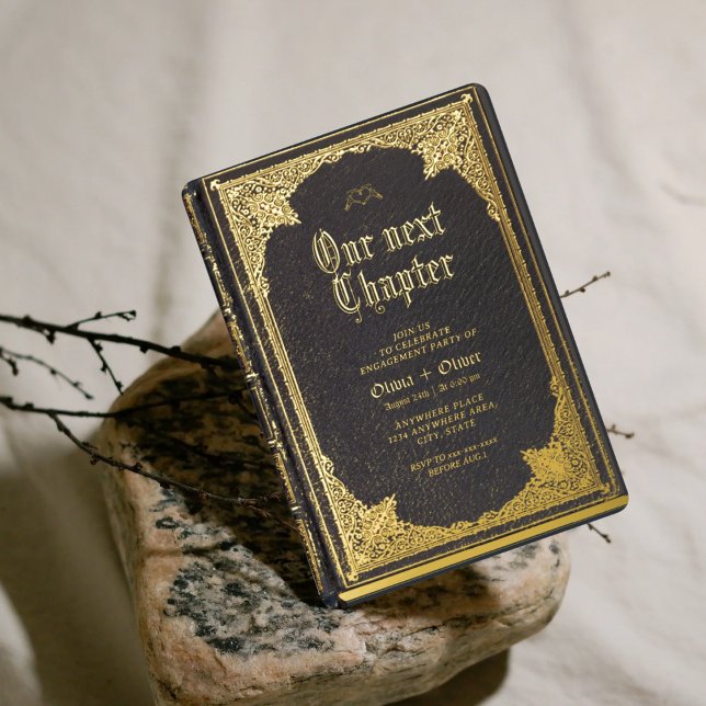 Story Märchenbücherei: Verlobungsfeier Folieneinladung (Von Creator hochgeladen)