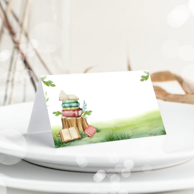 Storybook Baby Shower Kapitel Food Label Dekoratio Visitenkarten (Von Creator hochgeladen)