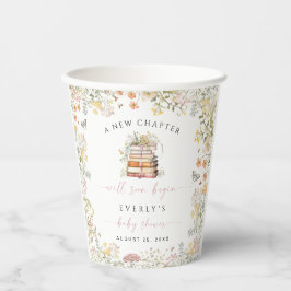 Storybook Babydusche Papier Cup New Chapter Girl Pappbecher