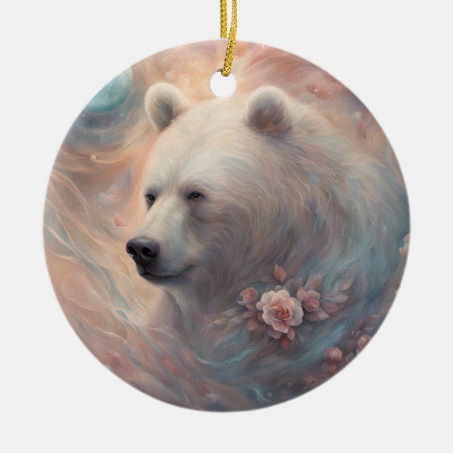 Storybook Bear Keramik Ornament (Vorne)