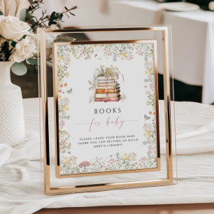 Storybook Books for Baby Sign Wildblume Kapitel Poster