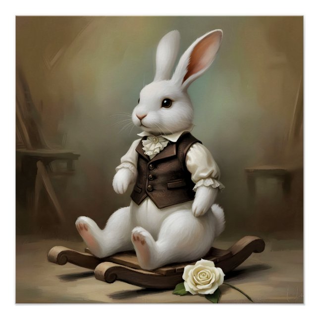 Storybook Bunny Poster (Vorderseite)