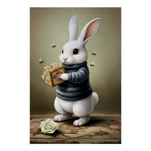 Storybook Bunny Poster