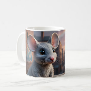 Storybook City Mouse Kunst Kaffeetasse