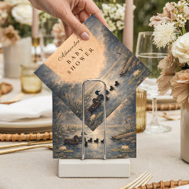 Storybook Duck Baby Shower Serviette