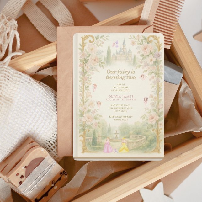 Storybook, fairy first, fairytale 2nd birthday einladung (Von Creator hochgeladen)