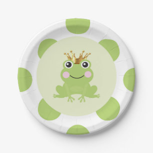 Storybook Fairy Tale Frog Prince Baby Dusche Pappteller