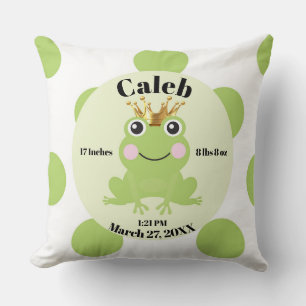 Storybook Fairy Tale Frog Prince Birth Pillow Gesc Kissen