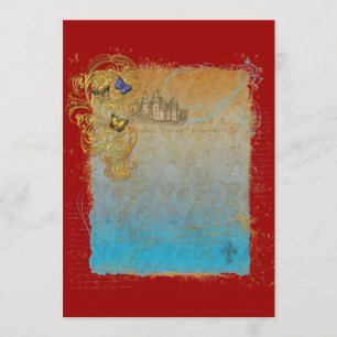 Storybook Fairytale Castle Invitation Cartes