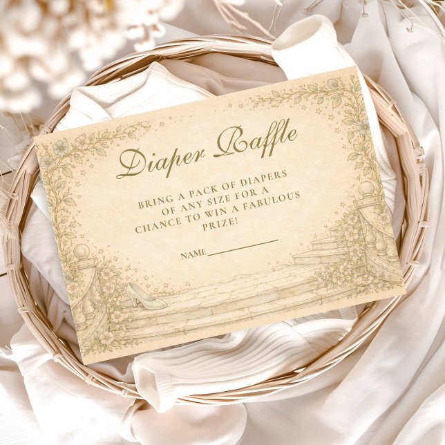 Storybook Fairytale Garden Diapper Raffle Begleitkarte (Von Creator hochgeladen)