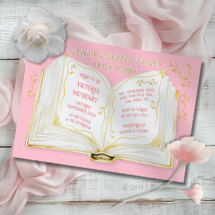 Storybook Fairytale Neues Kapitel Brautparty Einladung