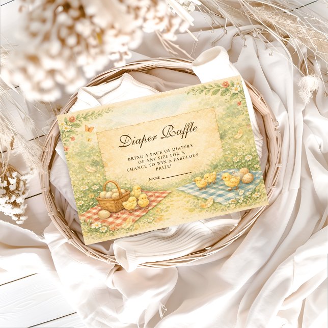 Storybook Farm Animal Diapper Raffle Begleitkarte (Von Creator hochgeladen)
