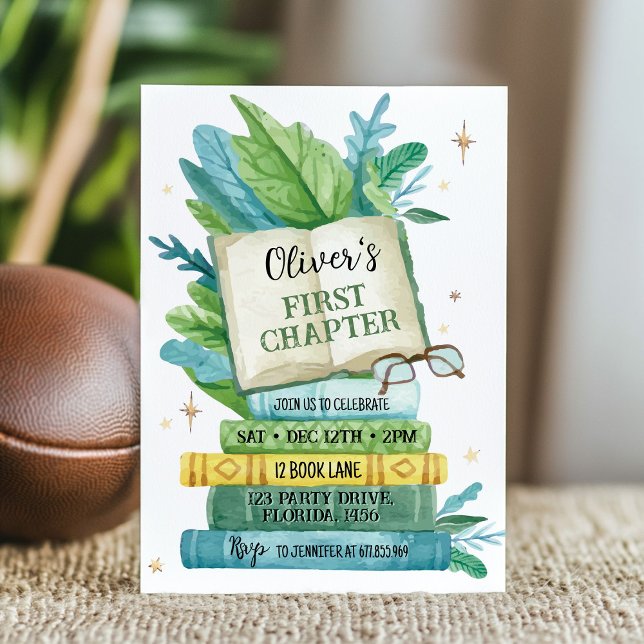 Storybook First Chapter Einladung zum Geburtstag (Von Creator hochgeladen)