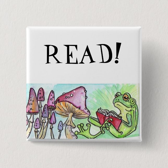 Storybook Frog Button (Vorderseite)